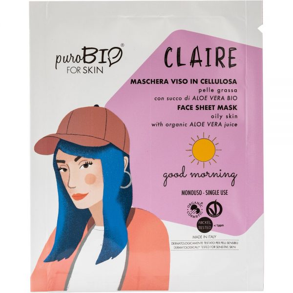 CLAIRE-goodmorning-maschera-viso-purobio-for-skin