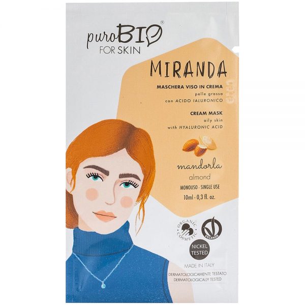 Miranda-mandorla-maschera-viso-purobio-for-skin